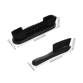 Gatuida Billiard Table Cleaning Brush with Wooden Handle Nylon Bristle Pool Table Sweeper and Gap Brush for Rail and Felt Maintenance Design for Game Rooms Clubs and Bars