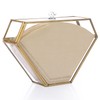 ELLDOO Gold Glass Coffee Filter Holder Coffee Paper Storage Container