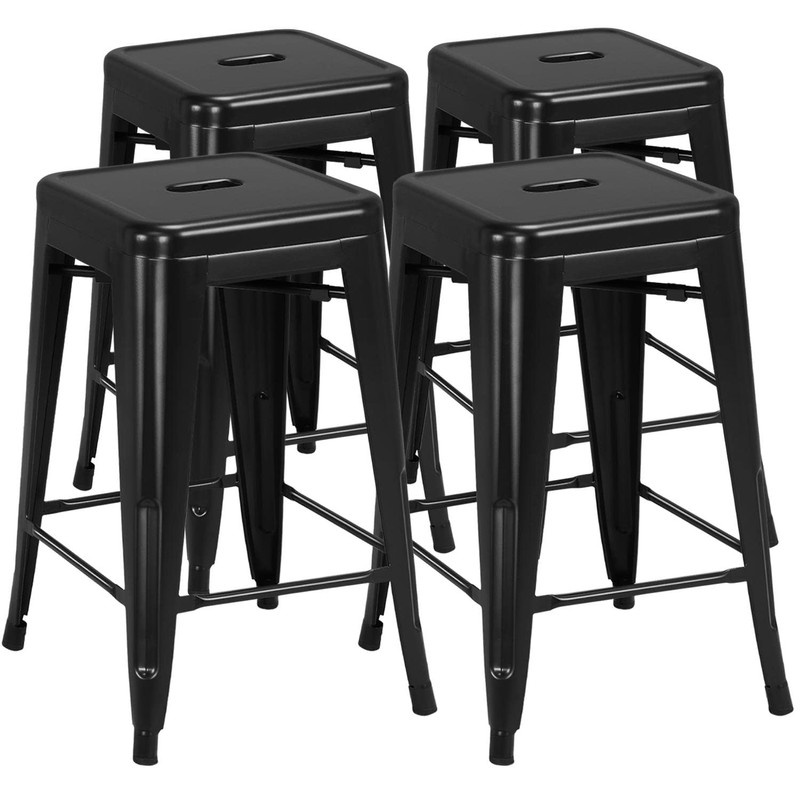 Yaheetech Yaheetech 24 inch barstools Set of 4 Counter Height