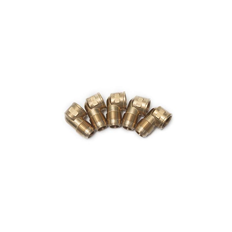 LTWFITTING Brass 5/8" OD x 1/2" Female NPT 45 Deg
