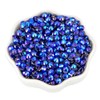 144 Pieces SS30 Sapphire AB Hotfix Rhinestones Flatback Round Crystal