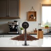 Black 2-In-1 Espresso Coffee Bean Spoon Tamping Scoop Tamper Tea
