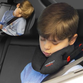 Sandini SleepFix Kids Basic - Children's Sleeping Pillow / Neck Pillow with Support Function - Child Seat Accessory as Basic Version for Car/Bike/Travel - Prevents Head from Tilting During Sleep