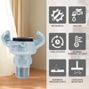 ChillWaves Iron Air Hose Fitting, 1/4" NPT Male 2 Lug