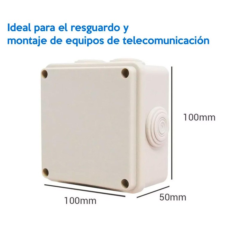 Pack 4 Cajas Estancas Ip55 Para Exterior Cctv Ens-pcb1010