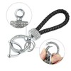 X AUTOHAUX Car Fob Key Chain Braided Keychains Holder for