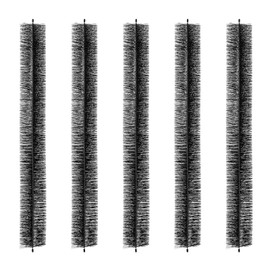 Gutter Brush, 15 Feet Total Length 4.33 inch Diameter Gutter Cleaning Tools, Ground-Level Gutter Brush Leaf Guard for 5 Inch Gutters, Easily Clear roof Leaves and Debris, 5 Pack