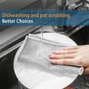 Sunyuneey Non-Scratch Metal Wire Dishcloth, Quick Cleaning Without Leaving Marks,