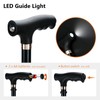 Kakiclay Folding Walking Cane With Led Light For Women &