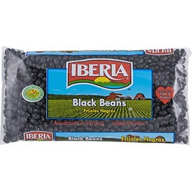 Iberia Black Beans, 12 Ounce (Pack of 24) Dry Beans, Bulk Dry Black Beans Bag, Fiber & Protein Source, Farm Fresh# 1 Grade Black Beans