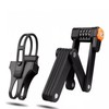 Foldable Bike Password Lock, 4-Digit Combination Folding Chain Lock with