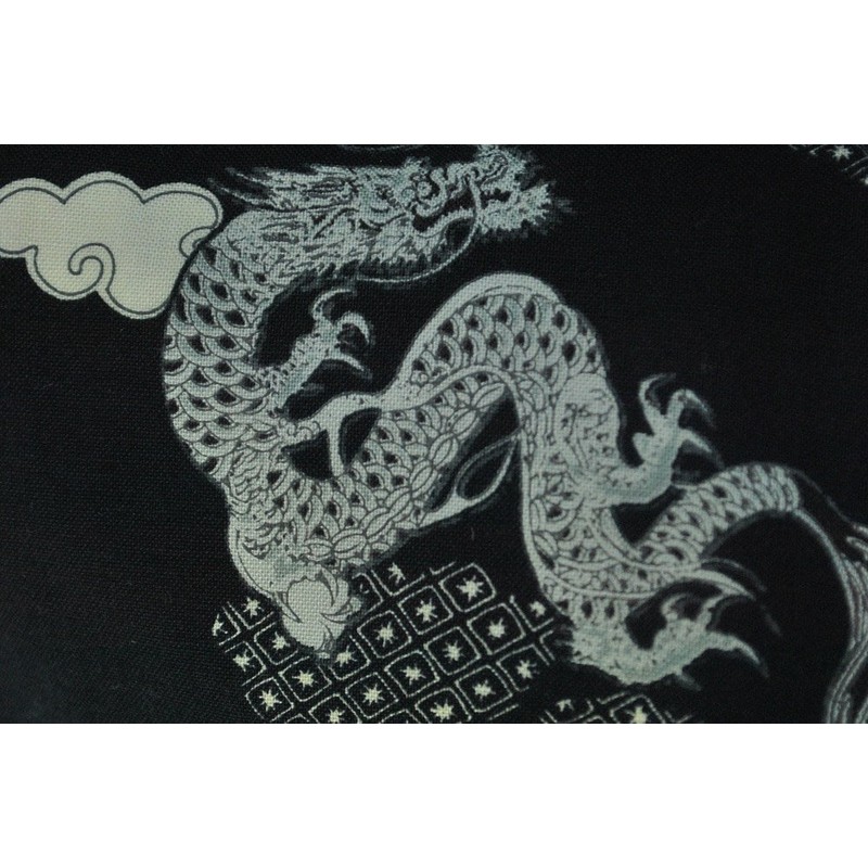 [武蔵野ユニフォーム]【サムライ足袋 ユニセックス 黒龍】 柄足袋 《091-kokuryuu》 (28.0)