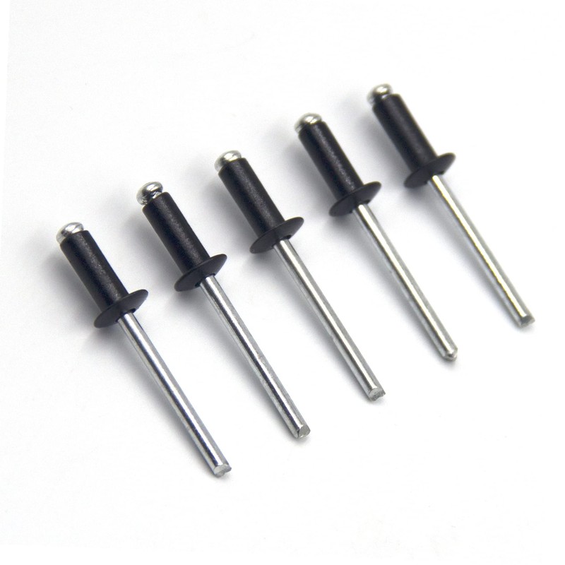BESTYCHAO 100pcs Aluminium Blind Rivet, Open End Rivet Pop Rivet,