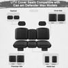 LKV UTV Defender Seat Cover Split Bench Seats Covers Compatible