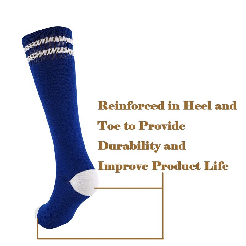 SOCKSDIARY 10 pairs 6-10Y Knee High Socks for Kids, Cotton