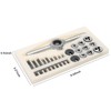 QingYJ 31pcs Mini Tap and Die Set, Tap & Die