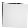 TEHAUX Portable White Projection Screen for Indoor Outdoor Use High