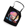 Funny Surfing Dog Paddleboarding Stand Up Paddleboard Dogs Tote Bag