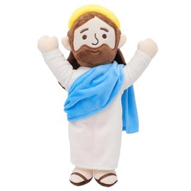 Yelakey Jesus Plush, Jesus Stuffed Doll, Jesus Plushie Toys Christian Stuff Religious Party Favors Gifts for Kids, Religious Gift, Christian Baptism Gift, Thanksgiving Christmas Gift Decoration:_Blue