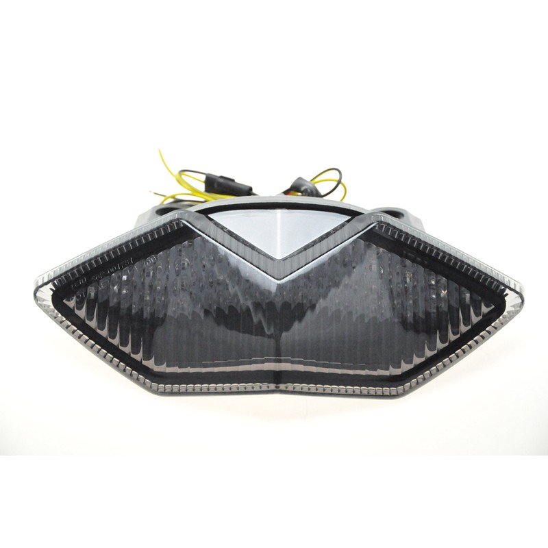 TOPZONE LED Brake Taillight Integrated Turn Signal For Kawasaki 2010-2014