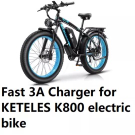 coming data power supply ac adapte fast 3a battery Charger for Keteles K800 electric bike