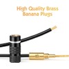 KUYIOHIFI HiFi Flex Pin Banana Plugs, 2mm pin Banana connectors/Plugs,