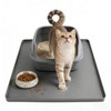 Silicone Cat Litter Mat 24x20 in Waterproof Litter Box Mat