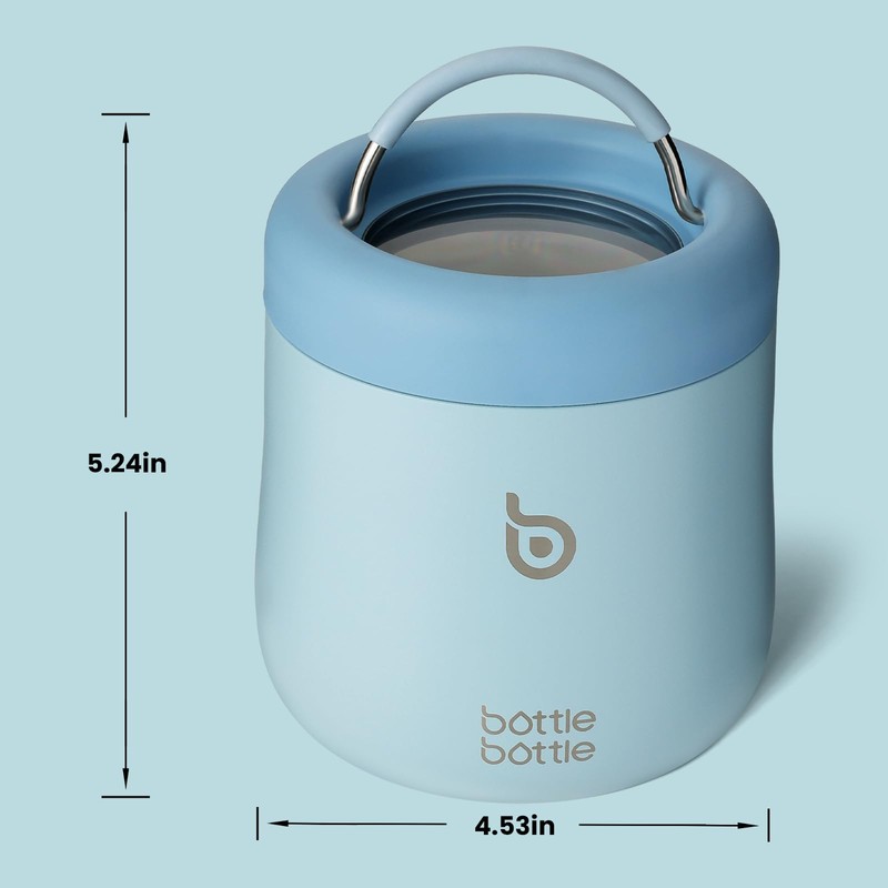 BOTTLE BOTTLE Insulated Food Container 21 oz with Transparent lids