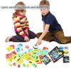 Wooden Face Changing Magic Cube Game, Expression Puzzle Building Blocks