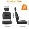 Mbxcooter Ergonomic High-Back Mobility Scooter Seat - Adjustable Headrest, Foldable