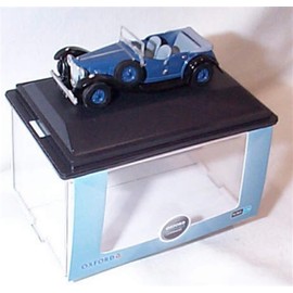 oxford open top alvis speed 20 royal blue vehicle 1:76 railway scale diecast model