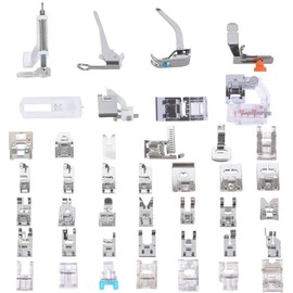 (42 PCS) - Professional Domestic Sewing Foot Presser foot Presser Feet Set for Singer, Brother, Janome,Kenmore, Babylock,Elna,Toyota,New Home,Simplicity And Low Shank Sewing Machines (42 PCS)
