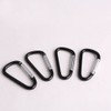 Magik 20-40 Pc D Shape Aluminum Carabiner Clips Spring Camping