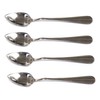 Chef Craft Set of 4 Stainless Steel Grapefruit Spoons, Serrated