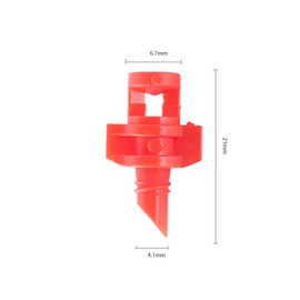 wowoda 100 Pcs 360 Degree Refraction Atomized Dripper Micro Garden Sprinkler Sprayer Hydroponic Garden Irrigation