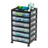 IRIS USA Fits 12" x 12" Paper, 6-Tier Scrapbook Rolling