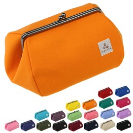 watona Canvas Pouch 5 Dimension Cosmetic Pouch (Wide) W , , , orange,