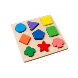 GYBBER&MUMU Preschool Colorful Wooden Shape Puzzle