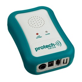 Dynarex Protech Voice Monitor - Fall Monitoring Alarms/Bed Alarms and Fall Prevention for Elderly - Medical Bed, Chair Pressure Sensitive Alarm for Caregiver - Home Care, Hospital, Hospice Equipment