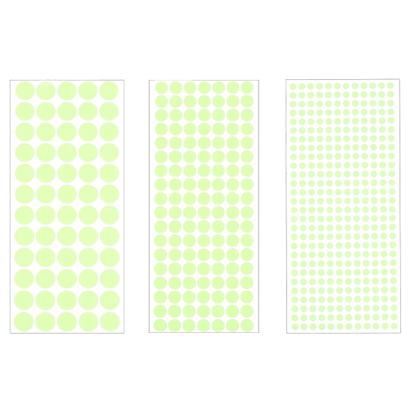 Zaplyte Glow in the Dark Dot Stickers Glow Dot Wall