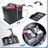 BBTO 2 Set Battery Hold Down Tray Kit Adjustable Universal