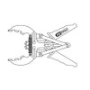 KS Tools 150.1176 Piston ring pliers, Ø80-120mm