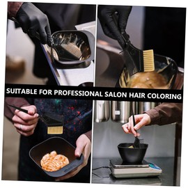 TOVINANNA 3pcs Hair Dyeing Combs Ergonomic Soft Hair Coloring Brushes for Salon and Diy Hairdressing Advanced Material for Easy Application and Precision