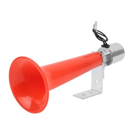 180DB Red Pneumatic Horn, Universal Car Horn, Caravan Pressure Whistle Horn Universal for 12V/24V Boats, Yachts, Cars, Motorhomes