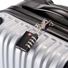 Sanwa Direct 200-SL023BK TSA Lock Combination Lock 4-Digit Black