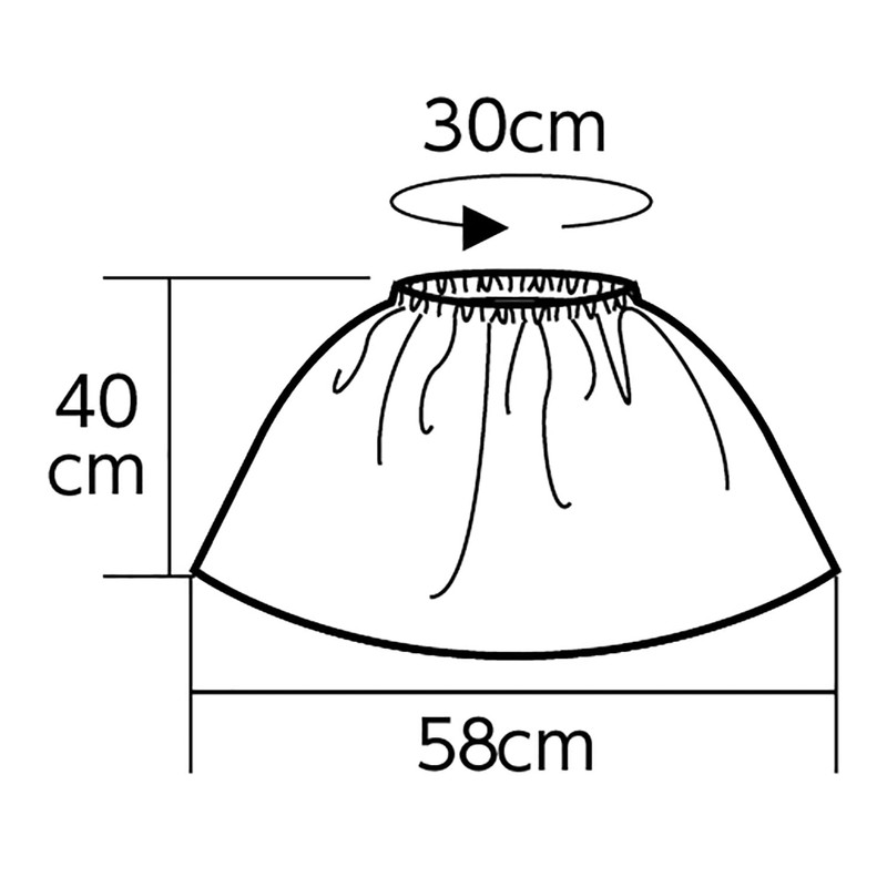 Artec Soft Satin Skirt, Light Blue, 18273 Costume, Cosplay, Recitals,
