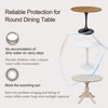 Patio Furniture Covers Round,30 Inch Outdoor Round Table Cover Waterproof,