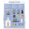 Ganiza Juicer Machines, Cold Press Juicer with 4.3" Large Feed