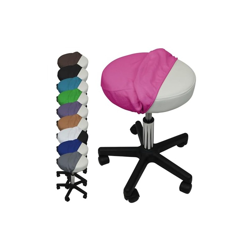 Vivezen® Round Terry Cloth Stool Cover - 10 Colours -