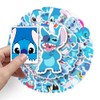 50 pegatinas de puntadas, vinilo reutilizable de dibujos animados de
